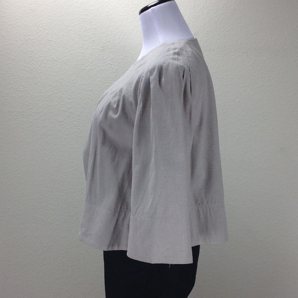 Tex by Max Azria Tan Open Front Bell Sleev… - Picture 3 of 8